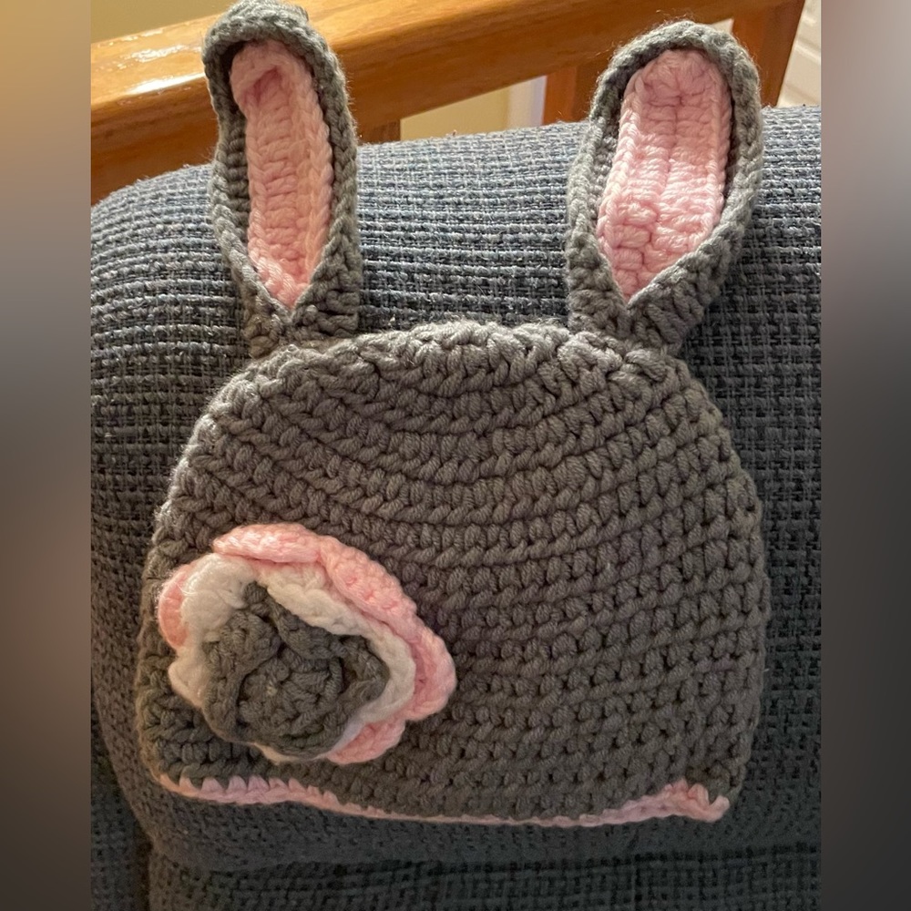 New crochet bay bunny prop outfit